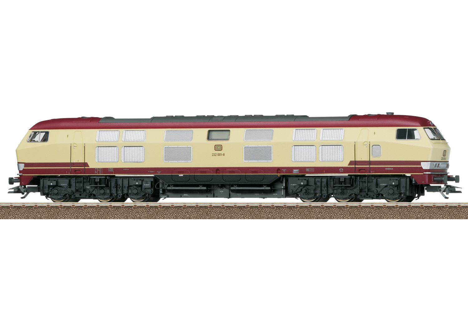 Trix H0 25322 - Diesellokomotive Baureihe 232, DB, Digital, Sound   Neuware