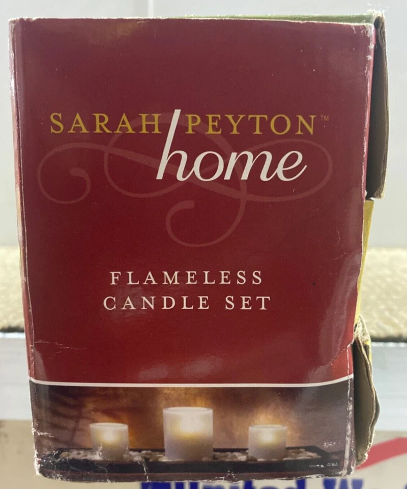 Sarah Peyton Home: Juego de velas sin llama (FC205-1Q319 Foto 3 de 4