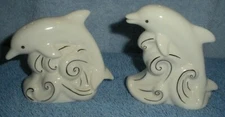 LENOX DOLPHIN SALT & PEPPER SHAKERS