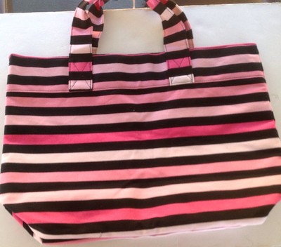 ☆Victoria's secret HELLO BOMBSHELLストライプトートバッグ☆ Victoria's Secret VS Hello Bombshell Tote Beach Weekend Bag