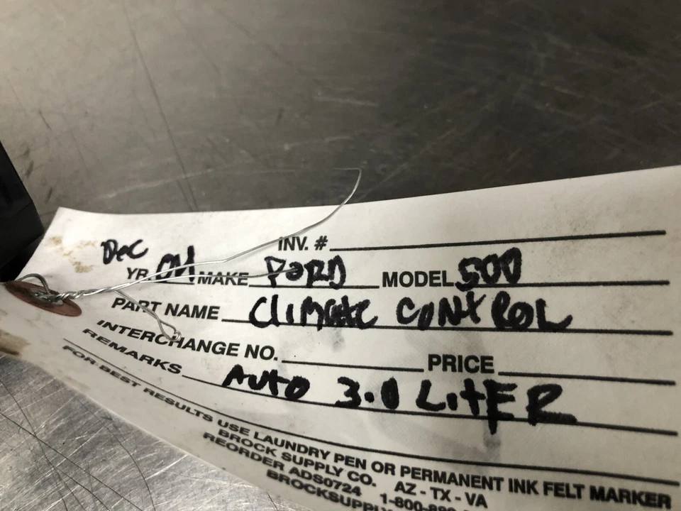 Ford Five Hundred Freestyle 2005-2007 calefacción aire acondicionado temperatura climatización climatización Foto 4 de 4