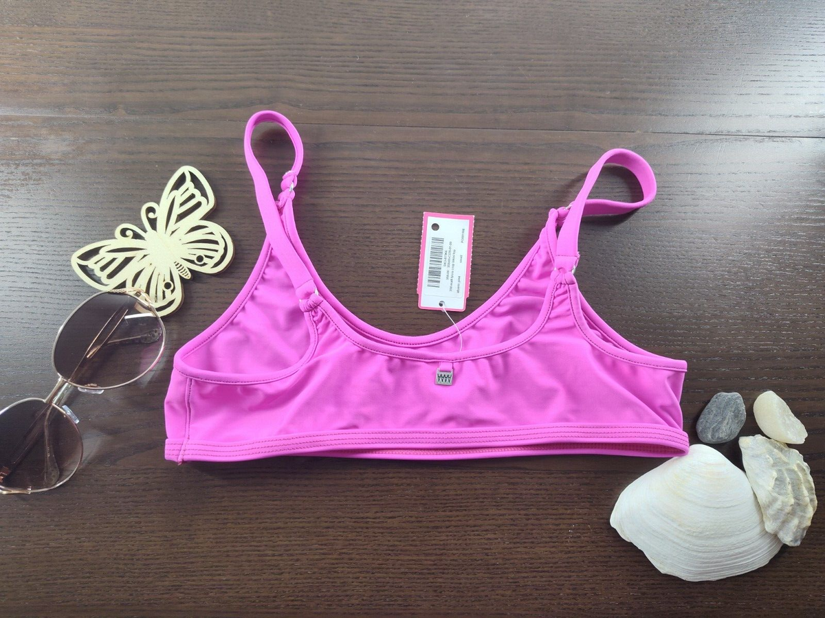 Wicked Weasel 25th Anniversary 358 Crop Bikini Top Atomic Pink