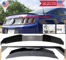 G2 Gloss Black Decklid Gurney Flap Wickerbill Tool For 10-14 Mustang Gt Spoiler