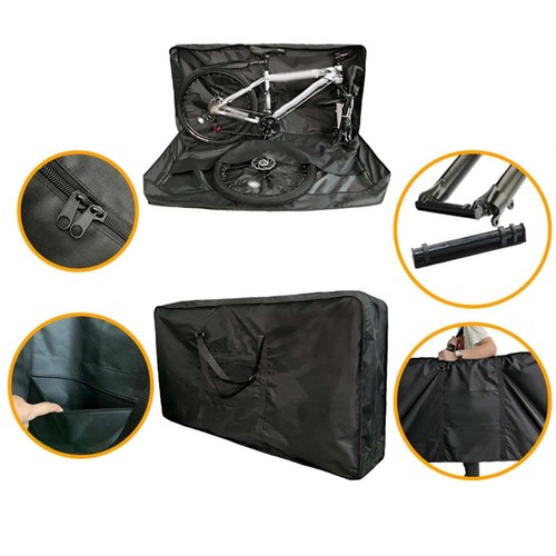 Foldable Bike Carry Bag Folding Bicycle Storage Bag for Plane Trip Car - Picture 5 of 6