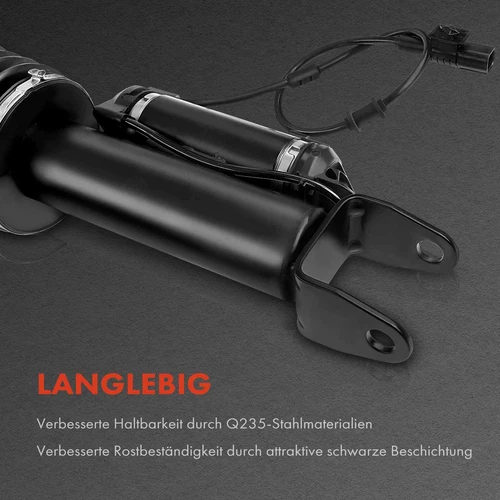1x Amortiguador delantero suspensión neumática para Porsche Macan 95B616039P 95B616039D 2015 - Imagen 3 de 8