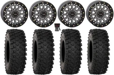 System 3 SB-6 15" Wheels Gm (6+1) 32" ATX470 Tires Can-Am Maverick X3