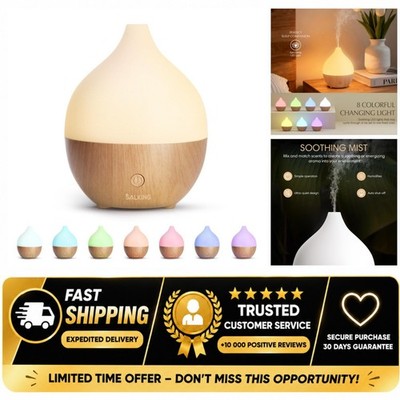 SALKING Essential Oil Diffuser 100ml Small Aromatherapy Diffuser for Home