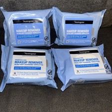 Lots Of 4x Neutrogena Makeup Remover Facial Towelettes Wipes 25 wipes each pack