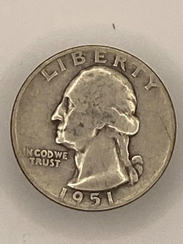 New Listing1951 D Washington Quarter Silver 90% US Coin Denver Mint Circulated