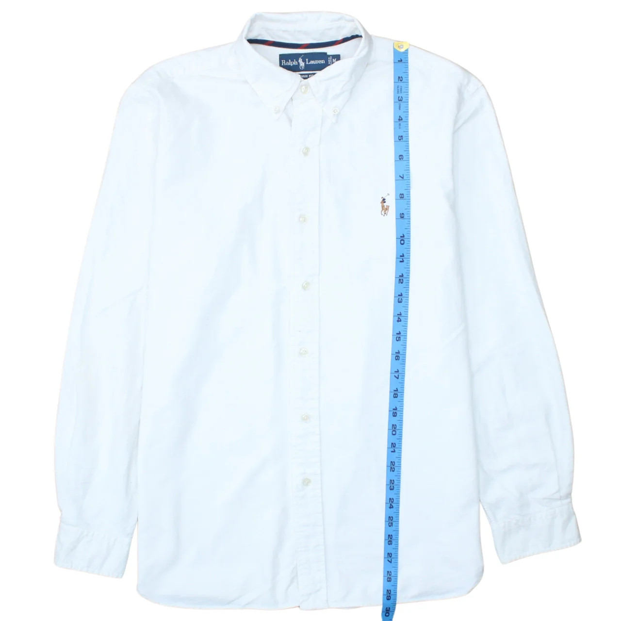 Polo Ralph Lauren 90's Long Sleeve Button Up Shirt Medium White image 6