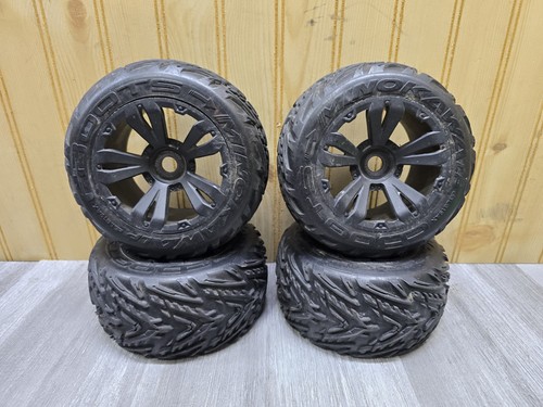 4 Arrma 1/10 Dboots Minokawa Lp Front/Rear 3.8 Pre-Mounted Tires 17Mm Hex