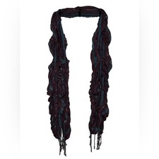 Silver Blue and Purple Glitter Scarf