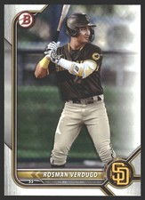 Rosman Verdugo #BD-161 2022 Bowman Draft San Diego Padres