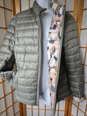 NEW WOMENS ''BLUE FLAME'' ZIPPER & POCKETS REVERSIBLE JACKET FROM GERMANY SIZE M/L