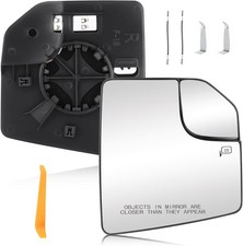 Passenger Right Side Heated Blind Spot Mirror Glass Fit for 2015-2020 Ford F-150