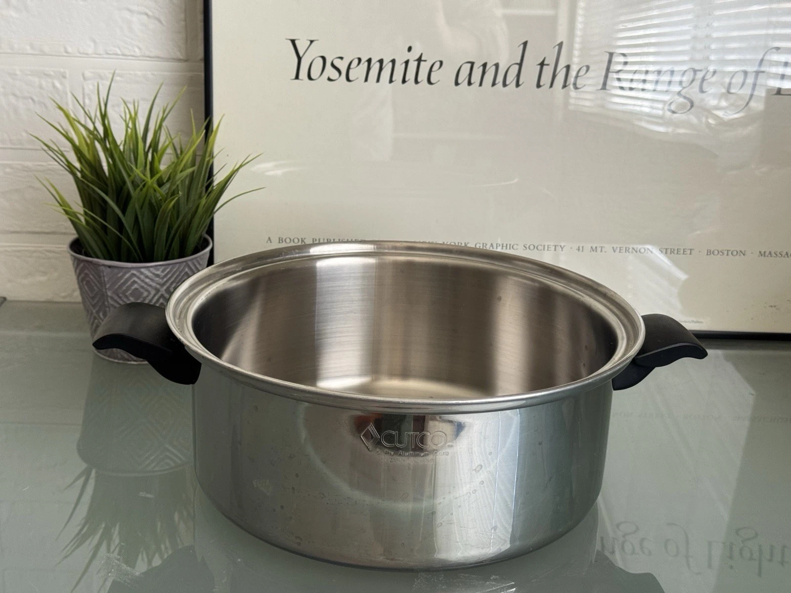 CUTCO Stainless 5 Ply Aluminum Core 6 Qt Stockpot Dutch Oven No Lid Made In USA