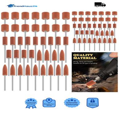 42 Stück Korund Schleifspitzen Dremel 1 8 Zoll Schleifset