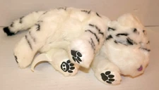 WowWee White Siberian Tiger Cub Interactive Plush Toy 2008-Tested And Works