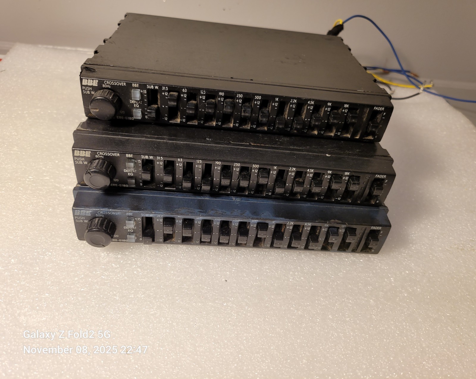 Alpine ERE-G180 Equalizer Old School Car Equalizer 11 Bands Good Working