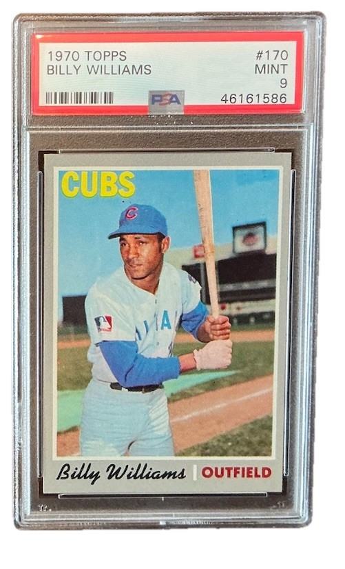 1970 Topps PSA 9 MINT Billy Williams #170 HOF Chicago Cubs