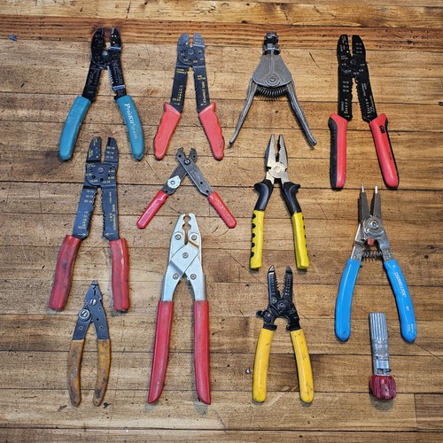 Electrical Pliers & Wire Cutters Crimpers Strippers Set ☆ CHANNELLOCK & ALL USA