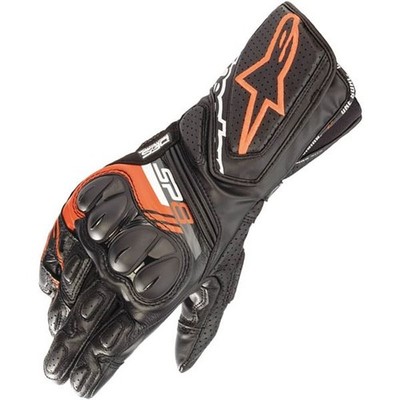 Alpinestars SP-8 V3 Leather Motorcycle Gloves | Black/Red