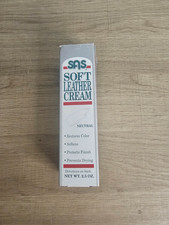 SAS Soft Leather Cream Neutral 2.5oz Unopened 2002 Vintage Old Stock