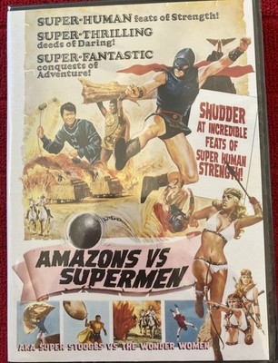 AMAZONS VS SUPERMEN NEW/SEALED 1974 ACTION/ADVENTURE/COMEDY DVD FREE SHIPPING!