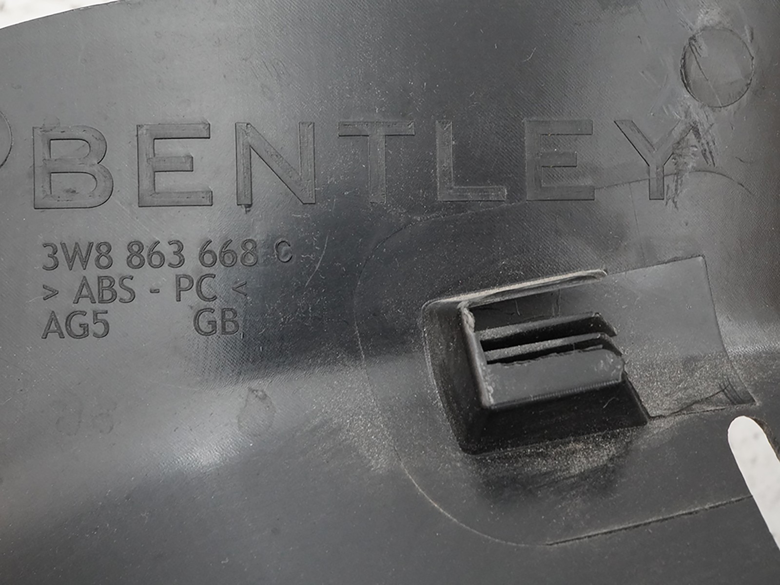 03-10 Bentley Continental GT GTC Trunk Cover Trim Rear LH RH 3W8863667C OEM