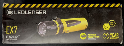 QTY 1 NEW LEDLENSER EX7 FLASHLIGHT 200 LUMEN 500836 DEMO