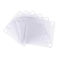 6PCS PC Dust Filter, 50x50mm PVC Computer Case Cooler Dustproof Mesh Cover Fa...