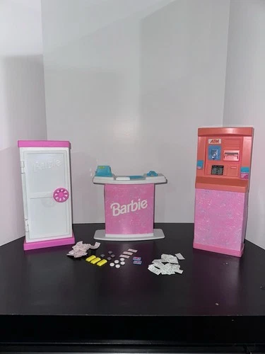 Vintage 1995 Barbie So Much To Do! Bank 67401 Mattel Playset