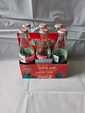 Coca-Cola NFL Super Bowl XXXII Coke Bottle 6-Pack Broncos vs Packers