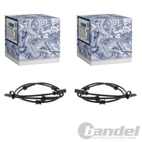 2X Vemo ABS-SENSOR Raddrehzal Hinten Passend FüR Fiat Ducato