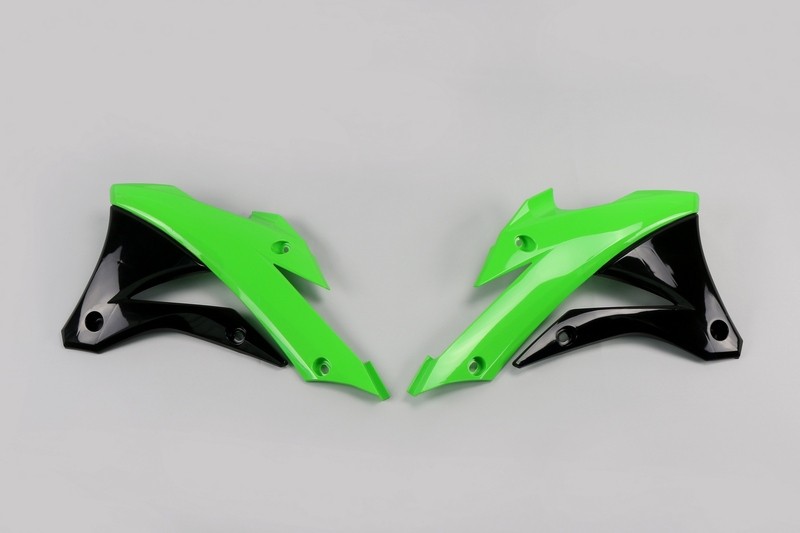 Cache radiateur UFO de qualité supérieure en polypropylène pour Kawasaki KX85 2014