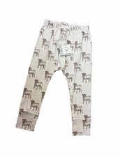 Kate Quinn Organic Cotton Pug Print Leggings Kids 5Y New With Tags NWT