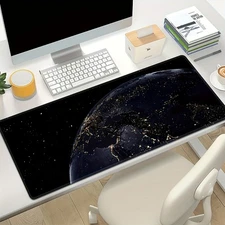 40*90cm Large Gaming Desk Mat - Extra Wide Thickened Non-Slip Mouse Pad with Wor