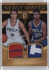 2016 Panini Gold Standard Black 11/15 Dario Saric Timothe Luwawu-Cabarrot 0y6s