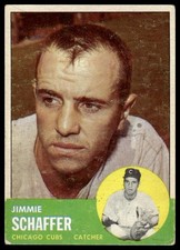 1963 Topps #81 Jimmie Schaffer