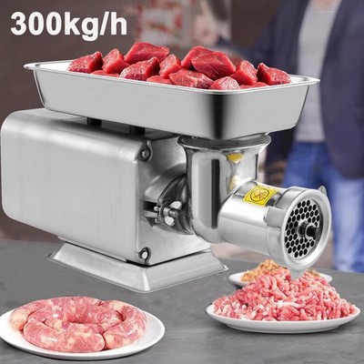 Catering Edelstahl Fleischwolf Profi Wurstmaschine Fleischmaschine Elektrisch 