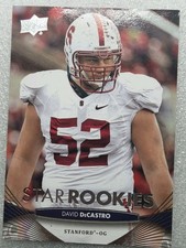 2012 Upper Deck Star Rookies David DeCastro #79 Rookie RC NM Pack Fresh!