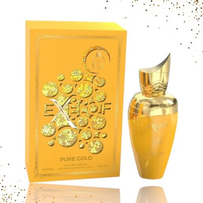 Exelof Pure Gold Eau De Parfum By Milestone 2.8fl oz