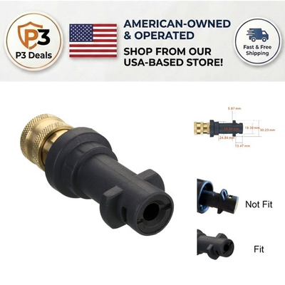 #ad #ad High Pressure 1 4#x27;#x27; Adapter for Karcher K2 K7 Durable and Reliable Solution $16.99