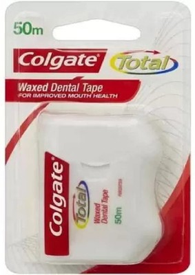 10er Pack x Colgate Total Zahnseide gewachste Zahnseide - 50m Pack