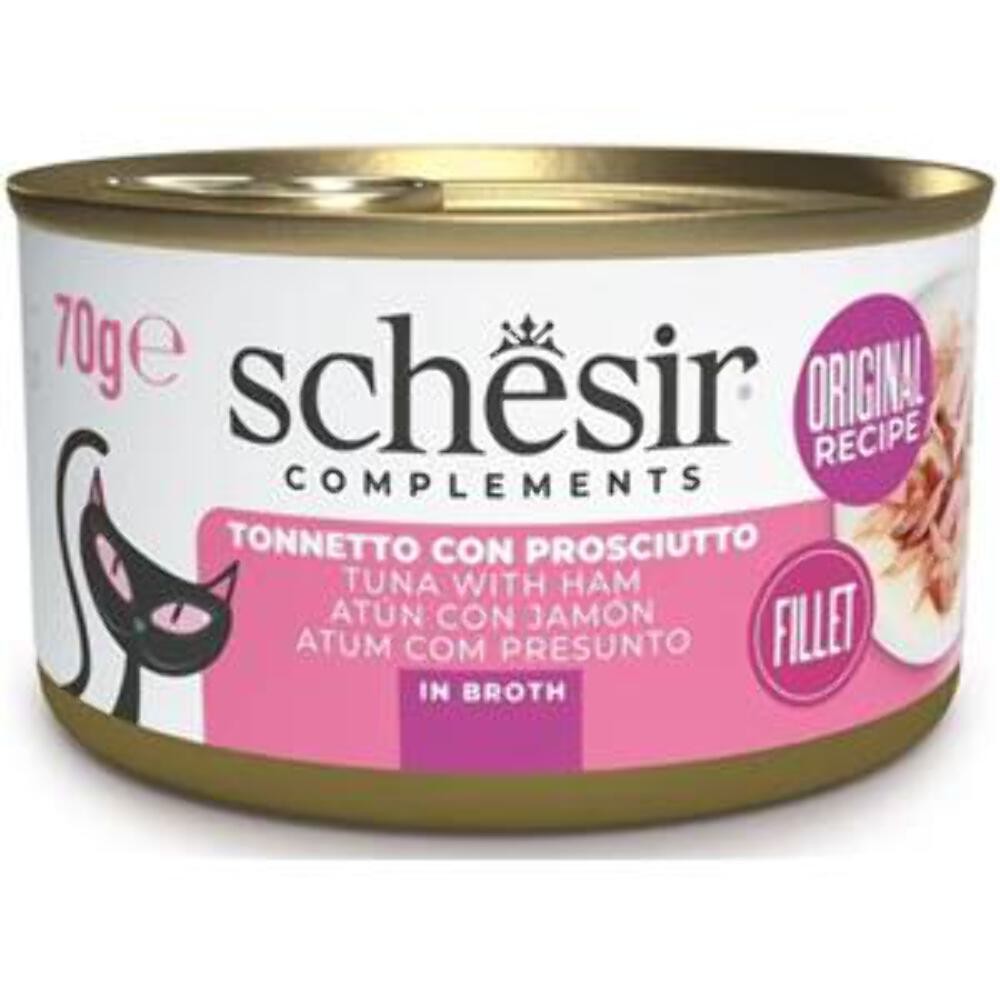SCHESIR TONNETTO CON PROSCIUTTO IN BRODO 70 GR