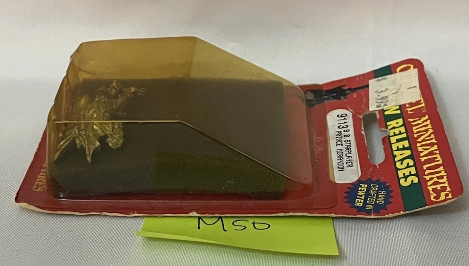 M50 Citadel Minis Blood Bowl Prince Moranion Star Player 9113 NOS Metal GW 1993 - Image 3 of 4