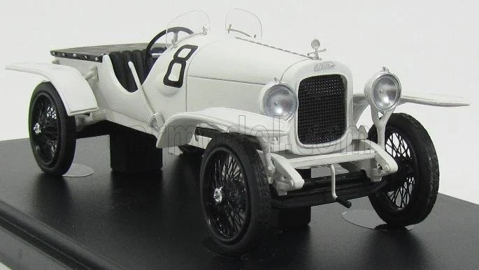 MODELLINO AUTO STATICO AUTOCULT WALTER WZ 1500 #8 HILL CLIMB 1924 BIANCO 1/43 - Immagine 4 di 4