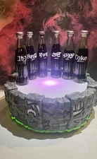 🔥Vintage 1980s Coca-Cola Mini Bottle Set-Sealed Liquid-RARE-FREE SHIPPING