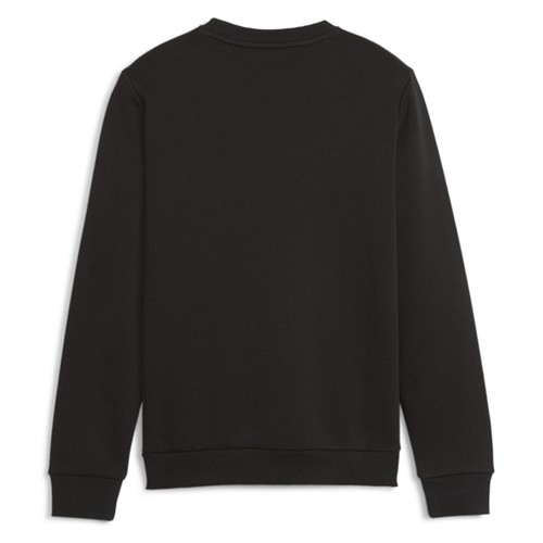 PUMA Essentials TwoTone Logo Crew Neck Sweatshirt Youth Boys Black 58698671 - Picture 2 of 2