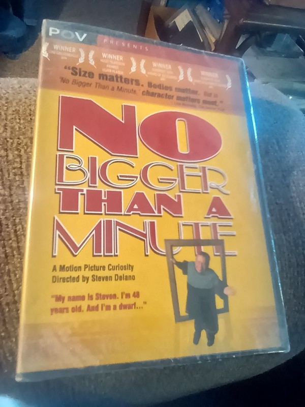 no bigger than a minute dvd steven delano award winning 🎥🎬📽 Diane markrow